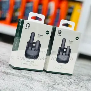 2 Pack Wireless Lavalier Microphone With Charging Case