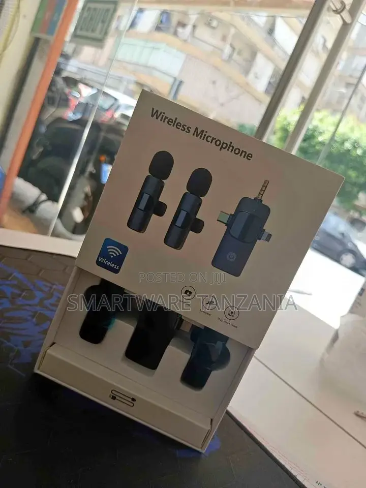 Wireless Pin Lavalier Mini Studio Microphone Android, iPhone