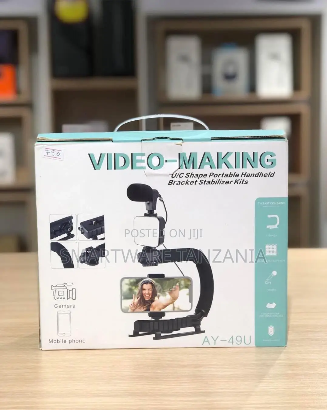 Phone Camera Stabilizer Vlogging Kit For Live Broadcast