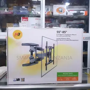 TV Monitor Full Motion Wall Mount 55"-85" 50kg Max
