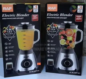 Juice Blender 2 In 1 Glass 1.5l- Silver
