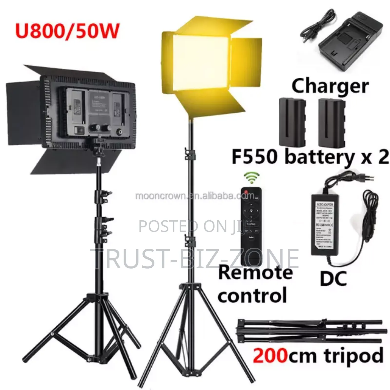 Led Light U800pro for Video Photo 2baytery