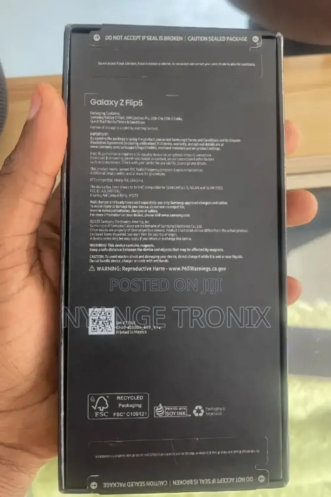 New Samsung Galaxy Z Flip 5 256 GB Black