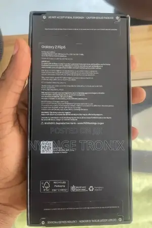 New Samsung Galaxy Z Flip 5 256 GB Black
