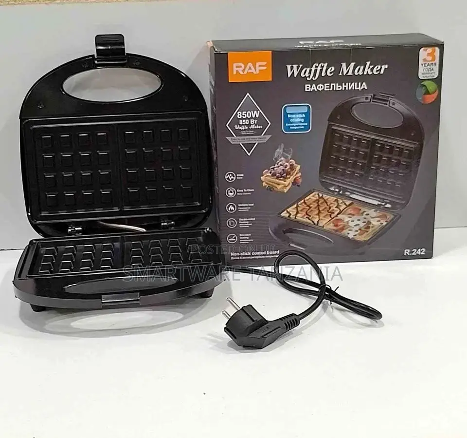 Double-sided Heating Electric Waffle Maker With Non-stick
