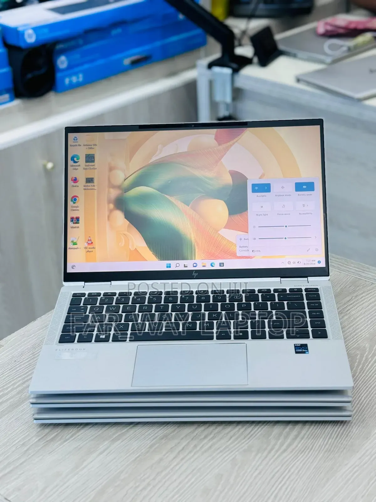 Laptop HP EliteBook 830 8GB Intel Core I7 SSD 512GB