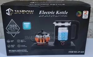 Electric Kettle Tea Art Set Tray Glass Tech Teapot Set