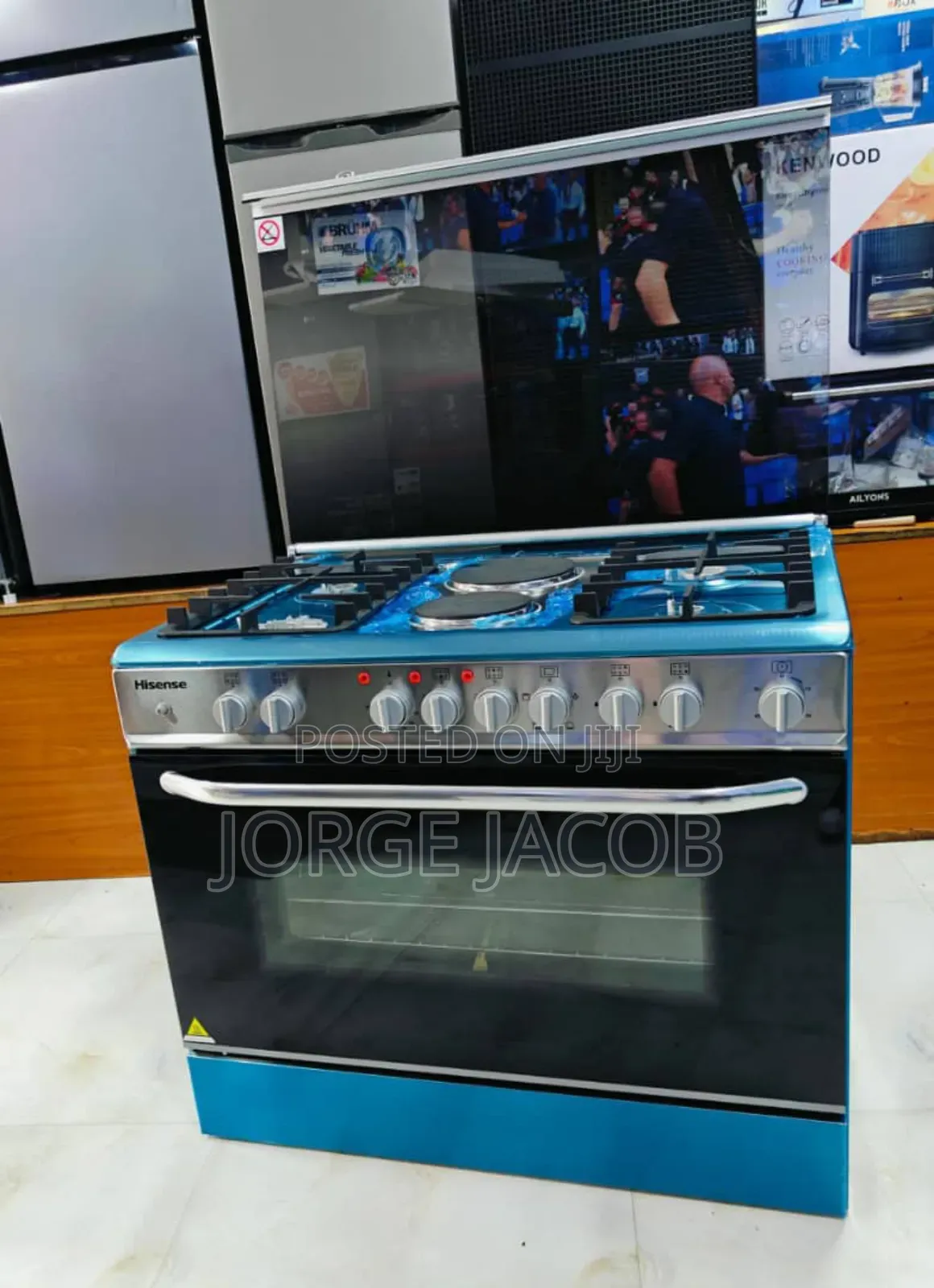 90*60 New Hisense Oven Electric and Gas