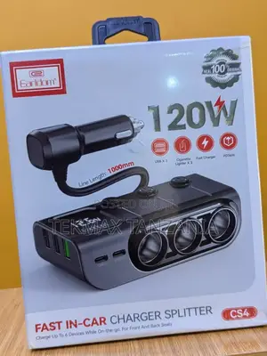 In-Car Charger Splitter With 8 Ports