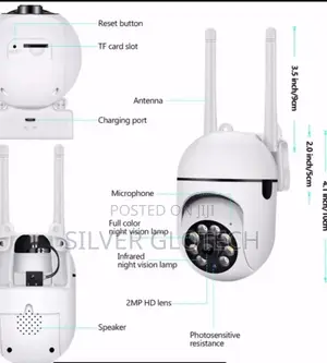 CCTV Camera Quality 1080p Una Connect Na Simu Pia