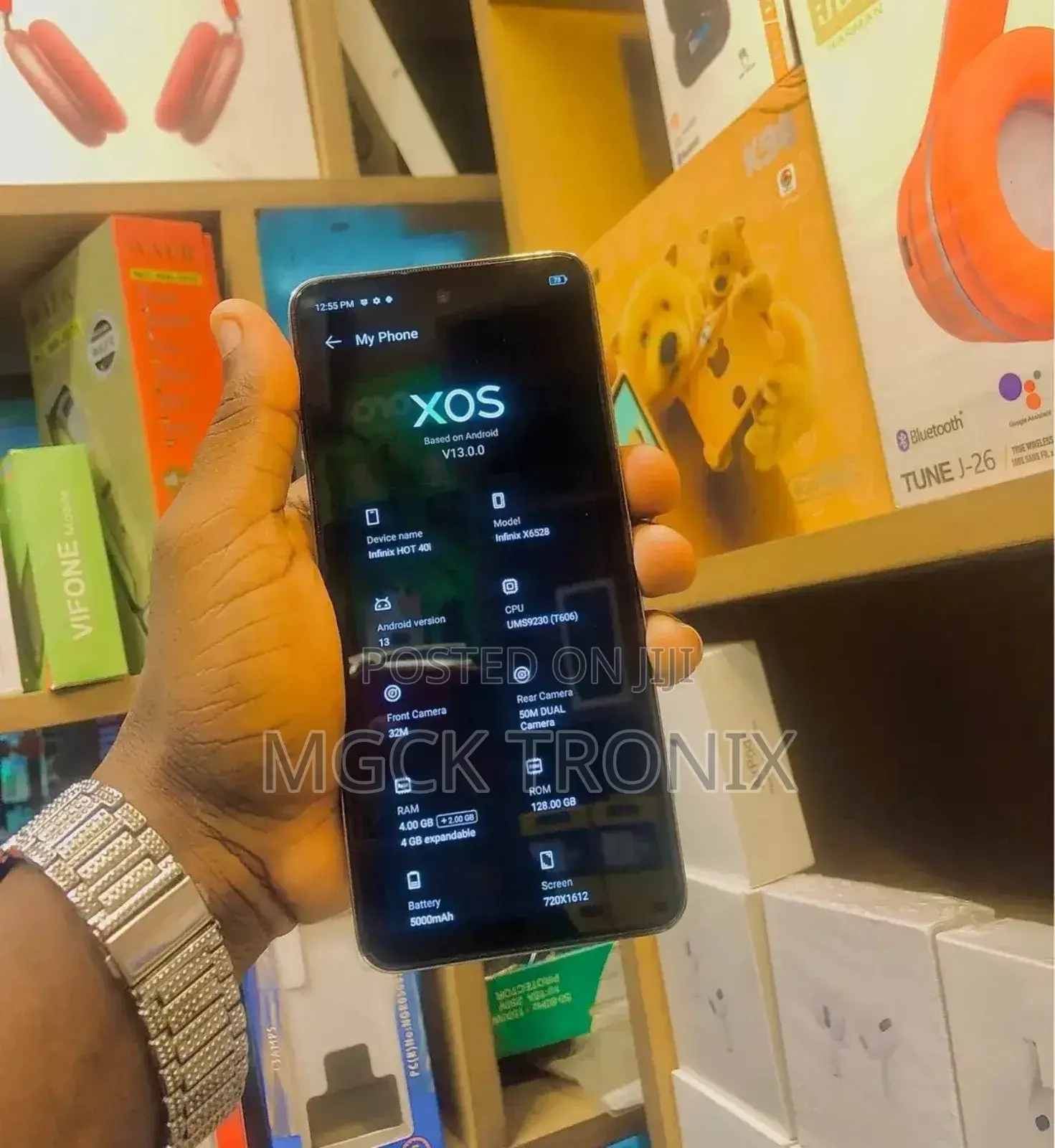 New Infinix Hot 40i 128 GB Gold