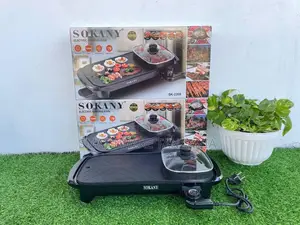 Smokeless 2-in-1 Electric Grill And Cooking Pot Table Grill