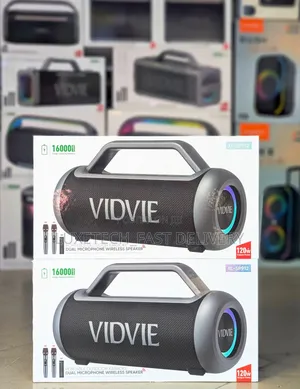 Vidvie Portable Party Wireless Bluetooth Speaker 2 Mics 120w