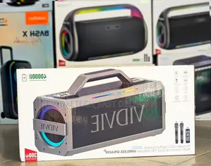Vidvie Wireless Karaoke Speaker 2 Mics 300W