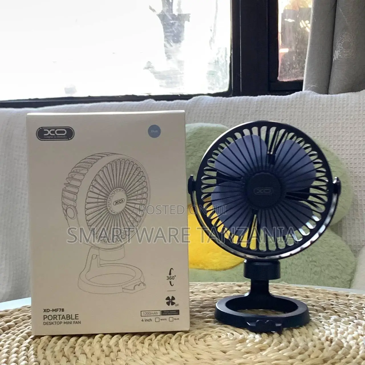 Clip On Fan, 360° Rotation Portable Small Desk Fan