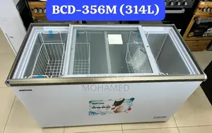 Bruhm Showcase Freezer/Friza 314L Model (Bcd-356m)