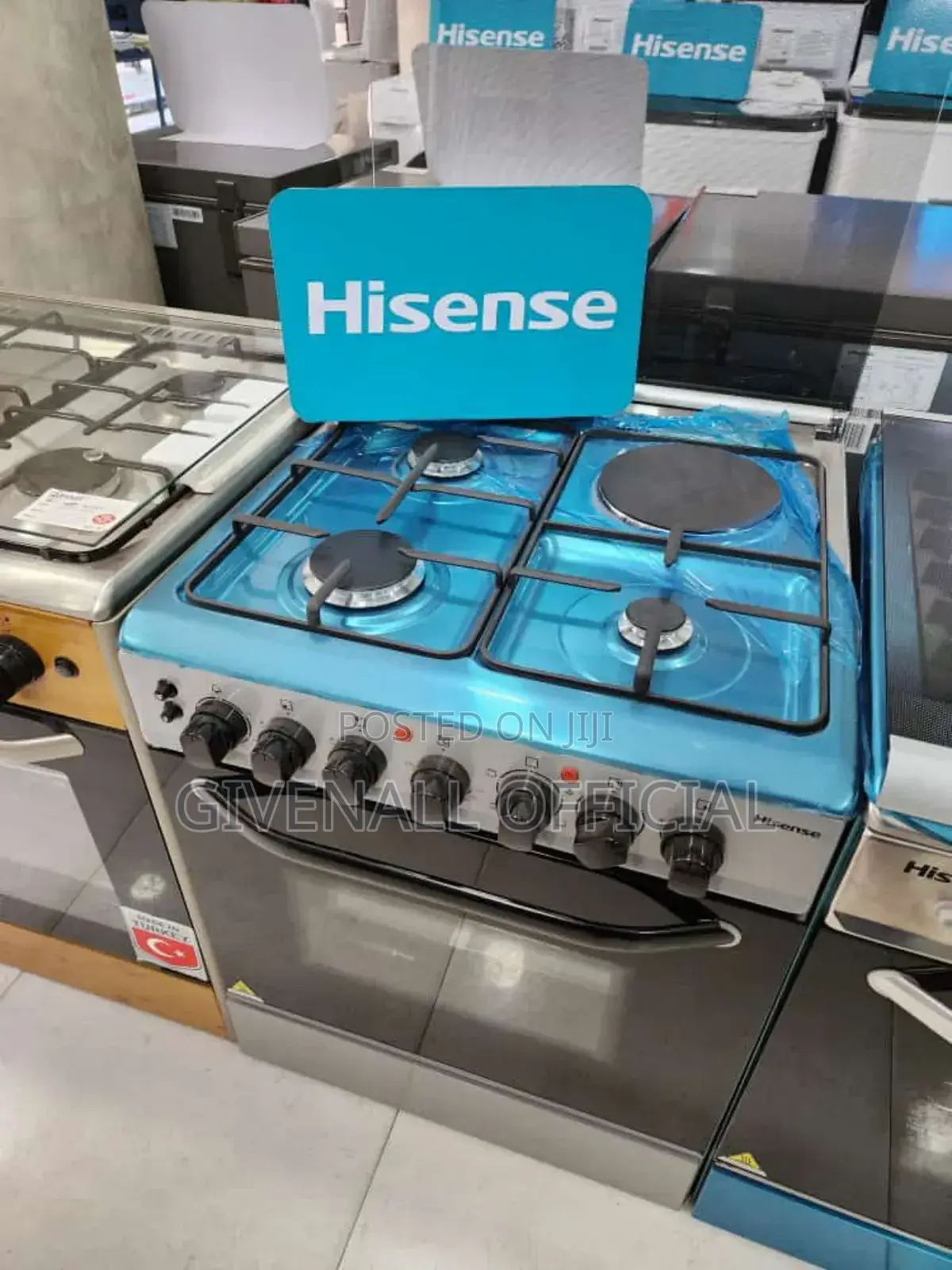Ofa Ofa = Hisense Jiko LA Umeme 3 Na Gesi 1 Size 60X60