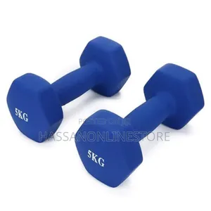 5kg Vinly Dumbbells Pair