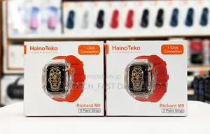 Haino Teko Germany Richard M9 Smart Watch With 3 Pair Straps