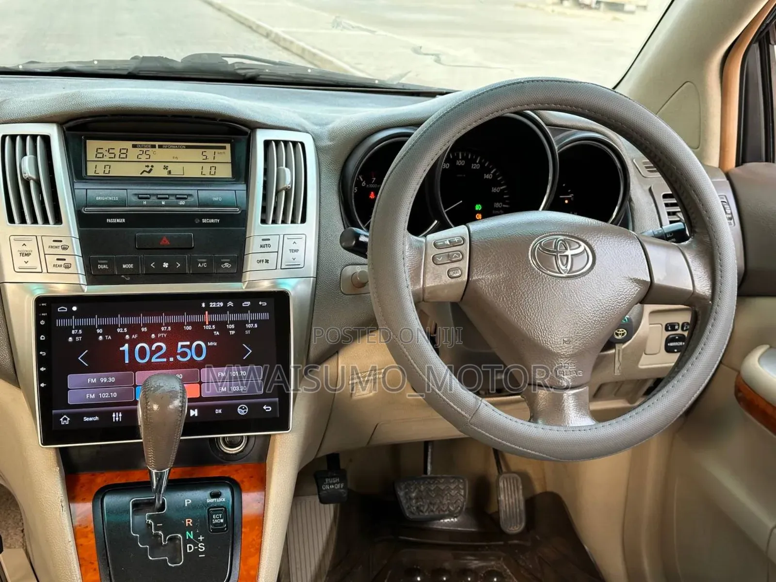 Toyota Harrier 2007 Blue