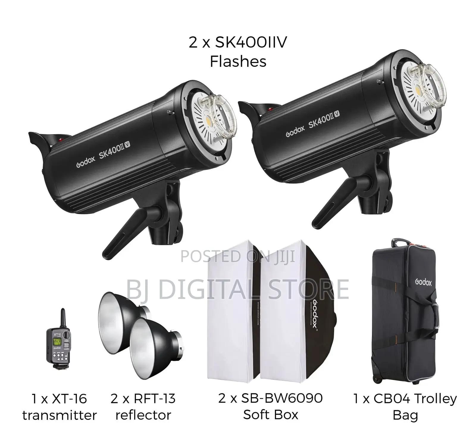 Godox Sk400ii-v Studio Flash Monolight (2-Light Kit)