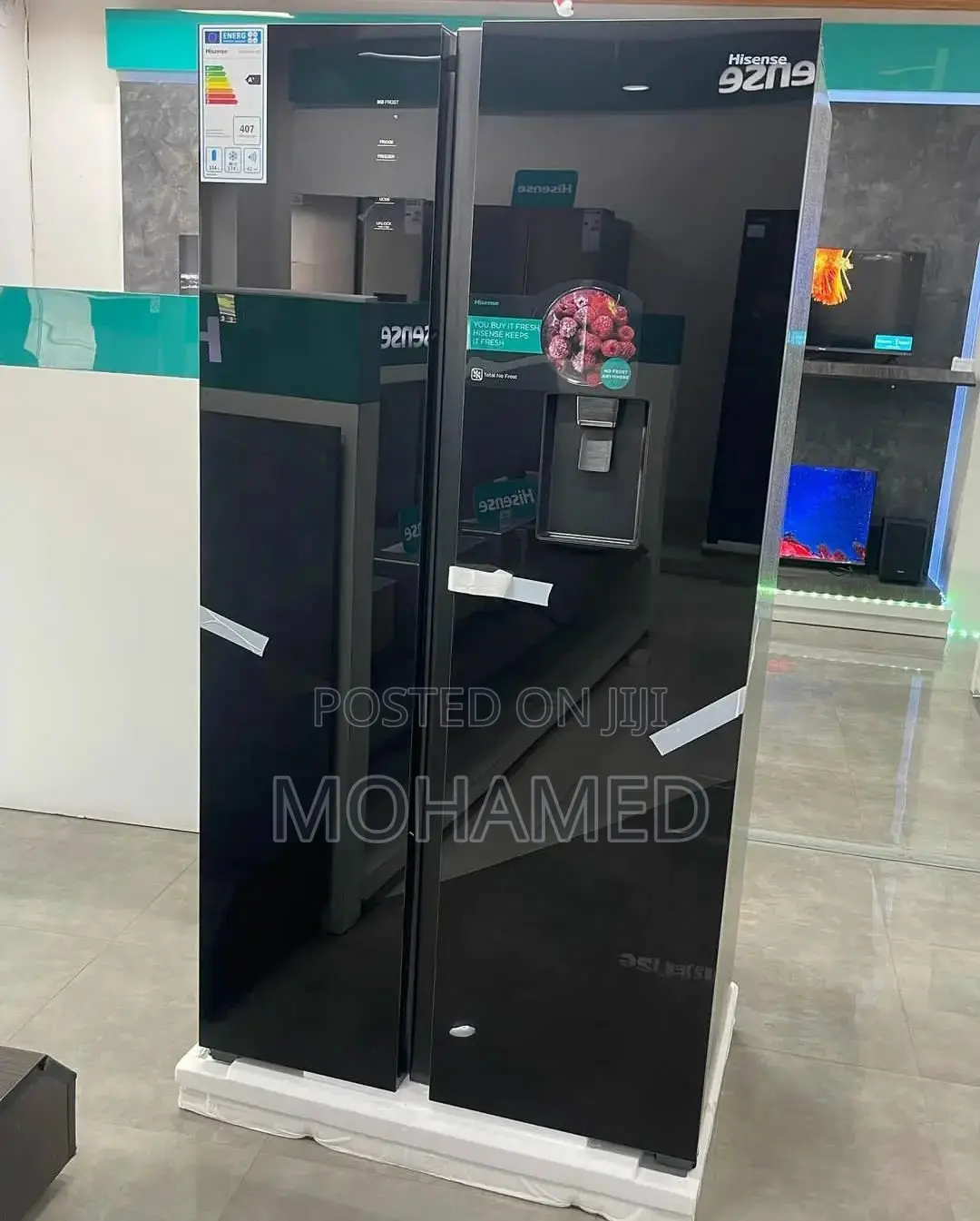 Hisense Side by Side Refrigerator/Friji H670 Smib-Wd