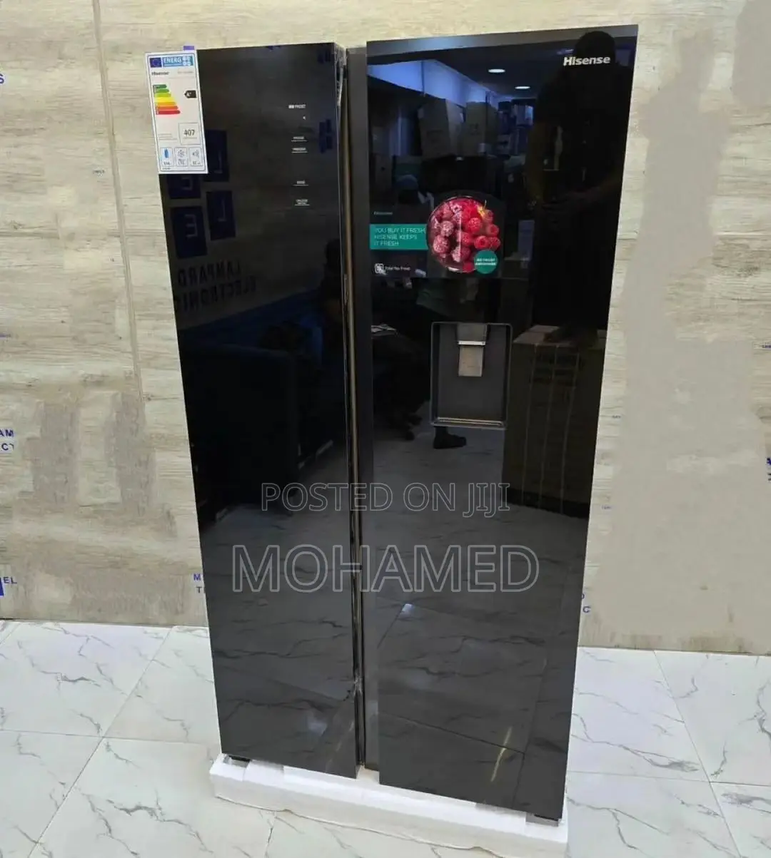 Hisense Side by Side Refrigerator/Friji H670 Smib-Wd