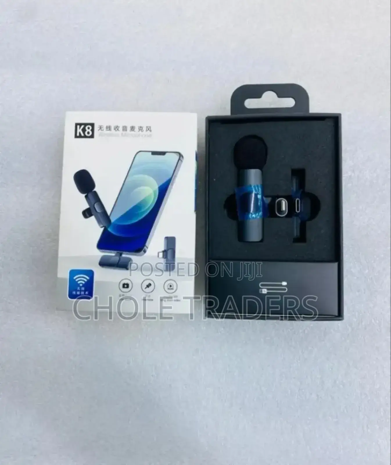  Wireless Single Microphone With 2pins (USB-C /iPhone Pin)
