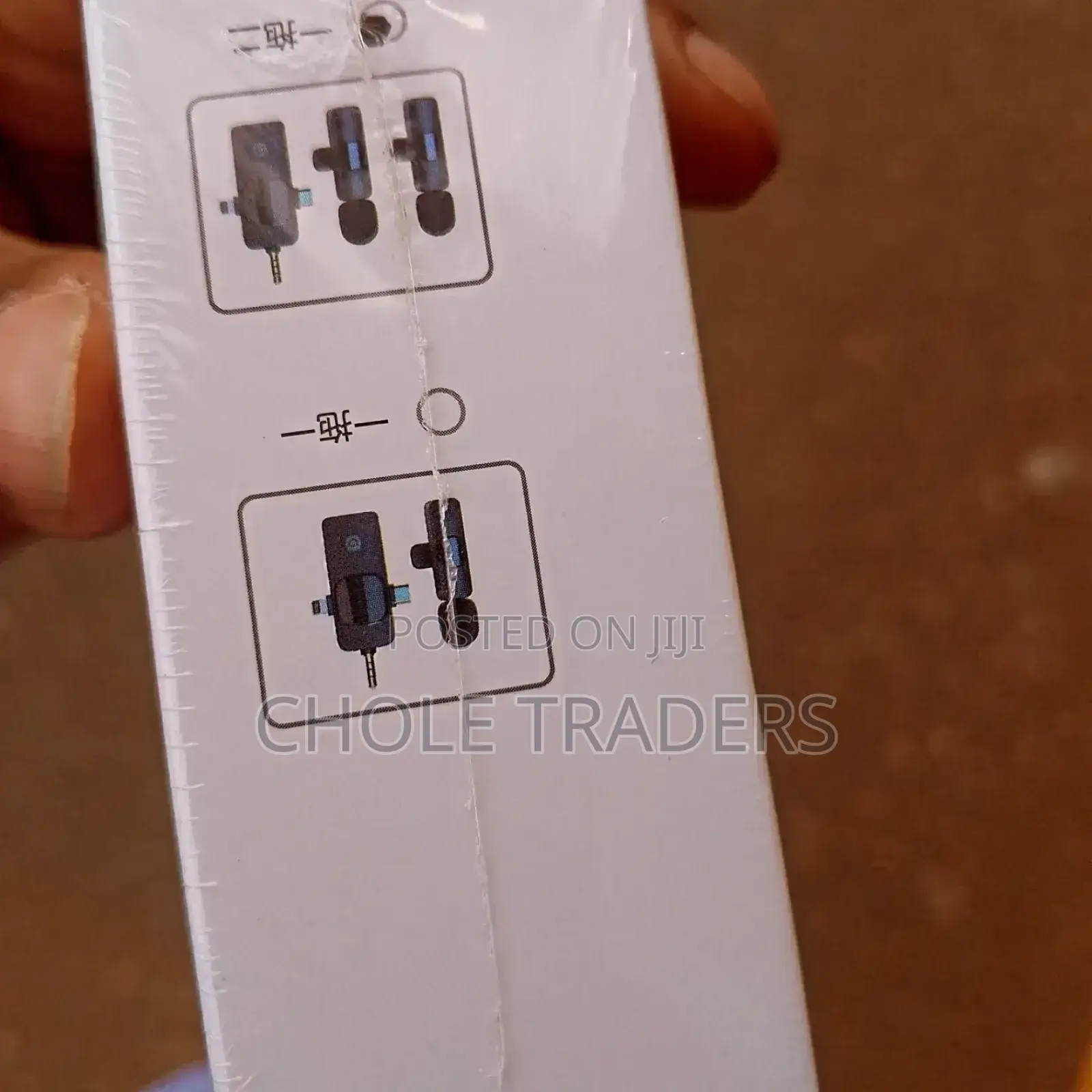 Wireless Dual Microphone With 3pins (iPhone, Type-C,Aux Pin)