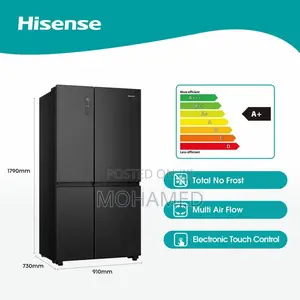 Hisense Side by Side Refrigerator/Friji H780 Sb Ifl 601L