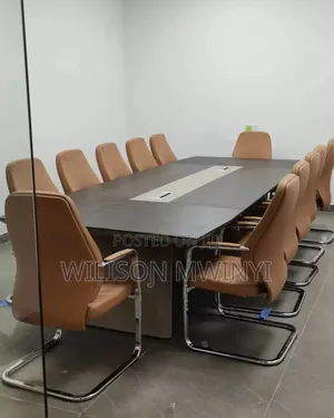 Meeting Table and 12 Chairs Full Set
