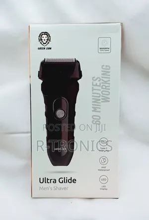 Green Lion Ultra Glide Men’S Shaver Black