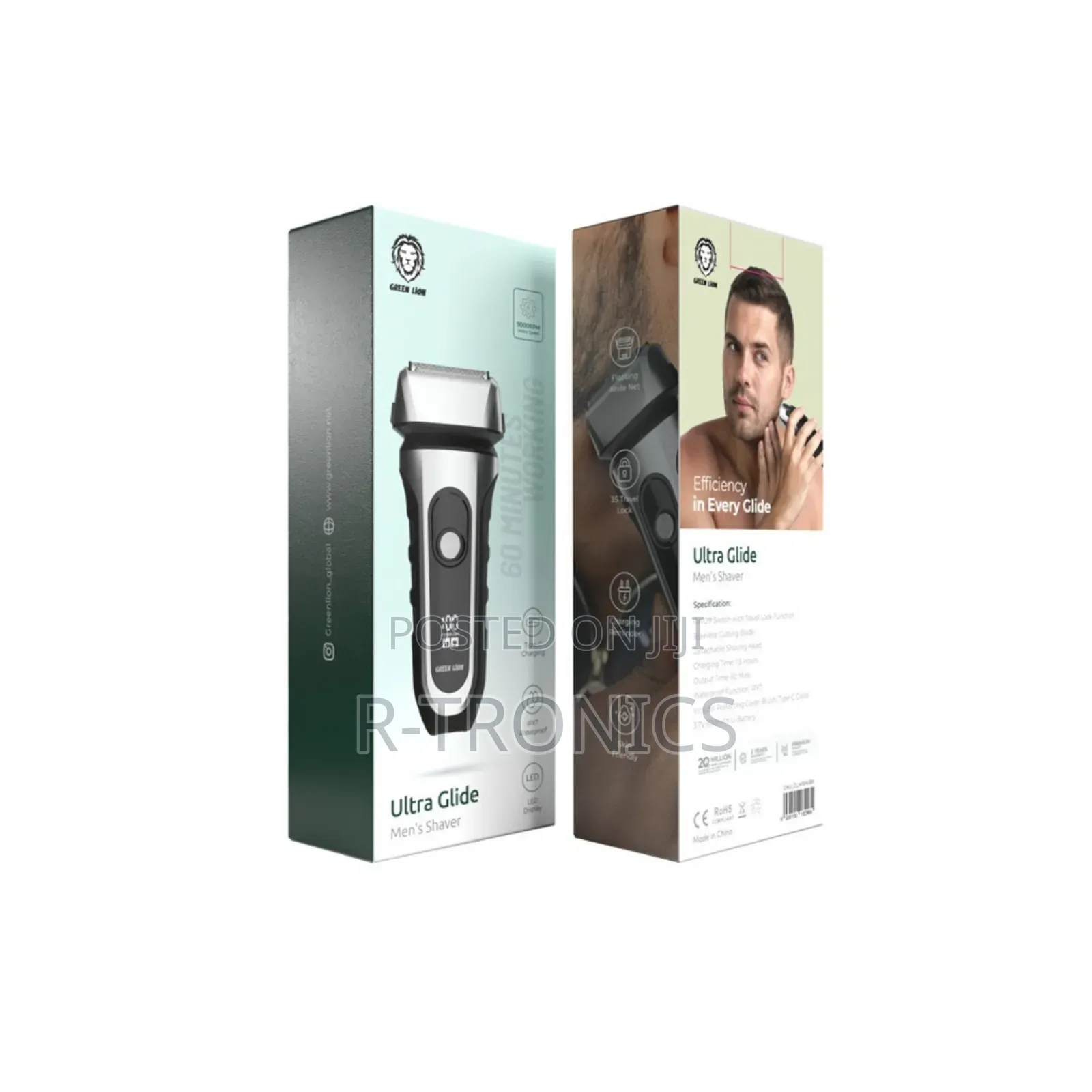 Green Lion Ultra Glide Men’S Shaver Black