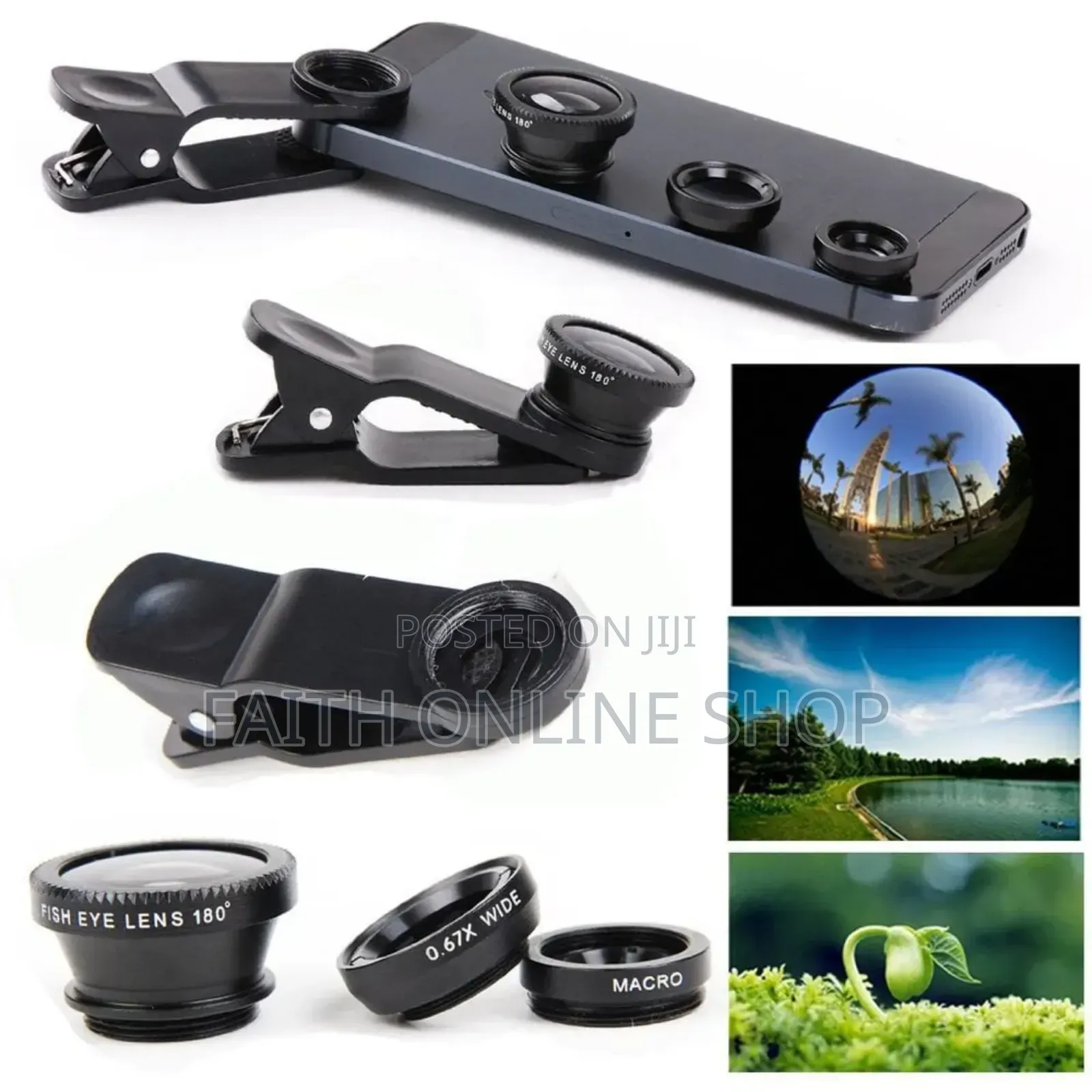 Universal Clip 3 In1 Mobile Phone Lens