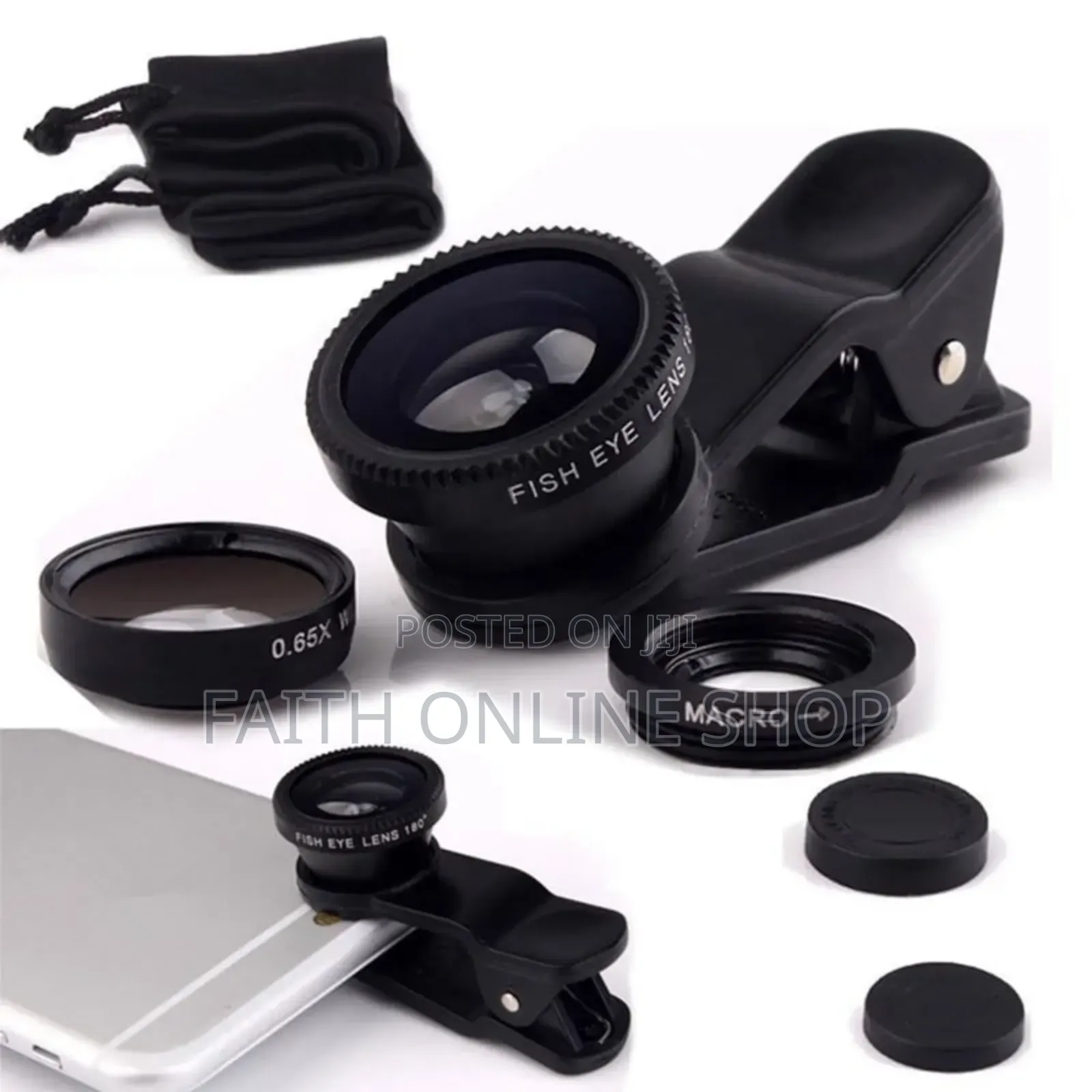 Universal Clip 3 In1 Mobile Phone Lens