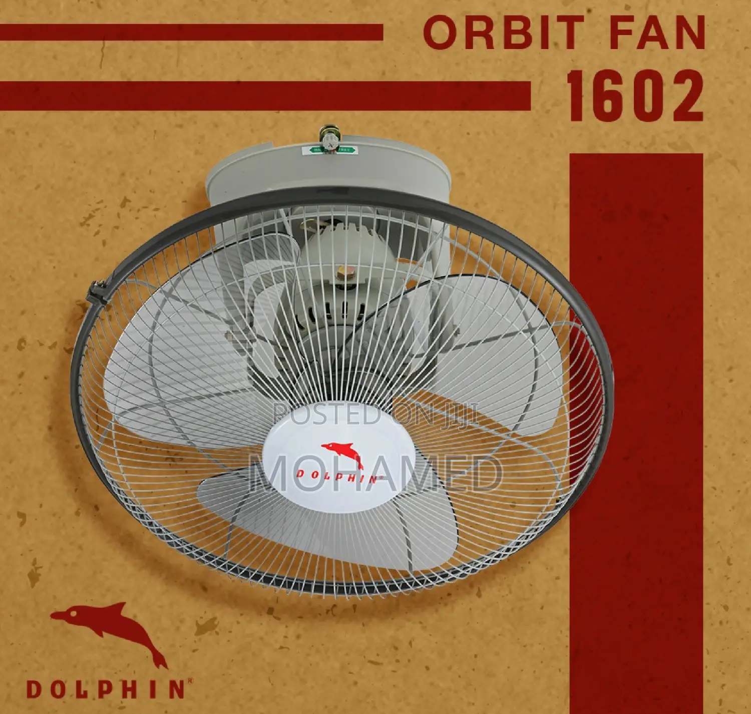Dolphin Orbit Fan/Feni Model 1602