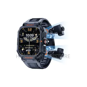 Green Lion Fit-Gear TWS Smartwatch - Black
