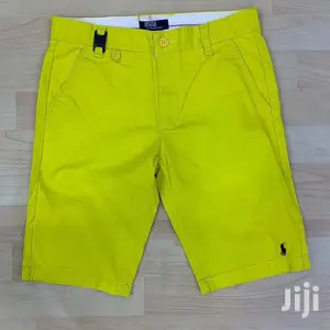 Shorts Pens Yellow Khaki