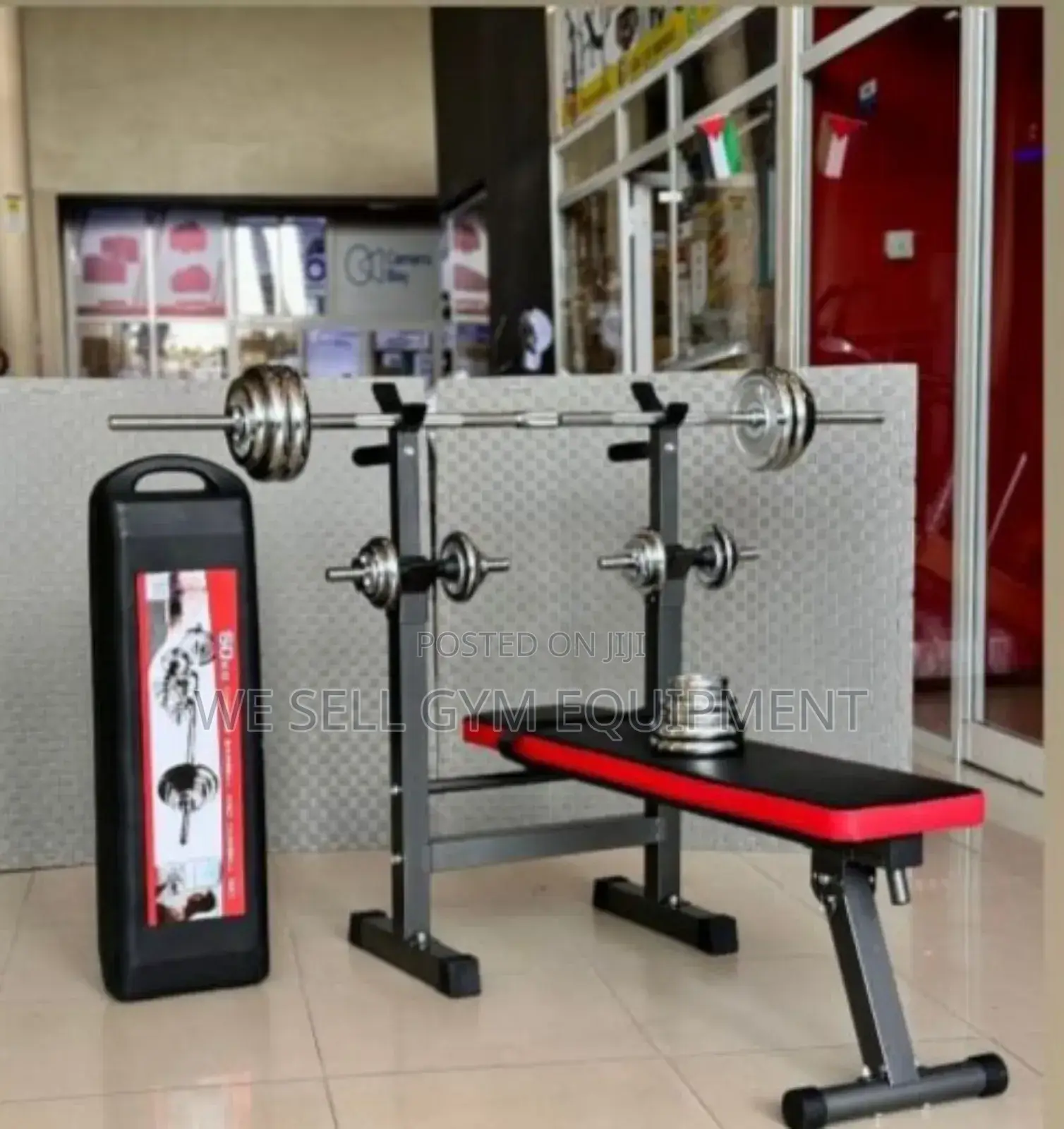 Bench + 50kg Weight Set