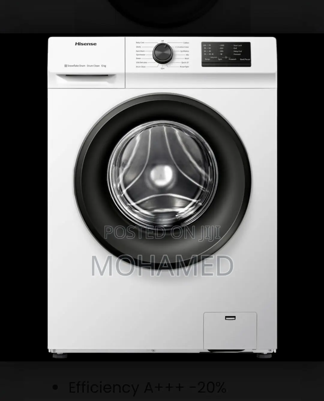 Hisense Washing Machine WFVC 6010 (6kgs)