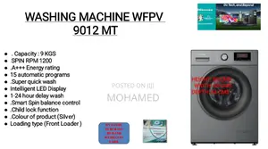 Hisense Washing Machine 9kgs Model WFPV 9012mt