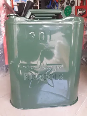 30l Metal Jerry Can – Heavy Duty Fuel Storage Container