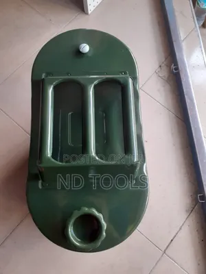 25l Metal Jerry Can – Fuel Storage Tank With Secure Cap