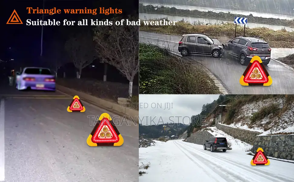 Led Car Reflector Triangles