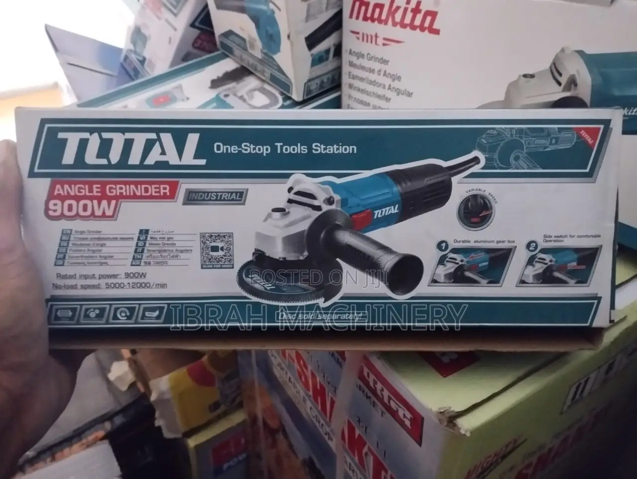 Total Grinder 4" 1/2
