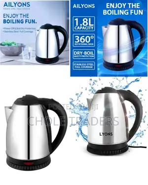 Ailyons 1.8l Stainless Steel Electric Kettle