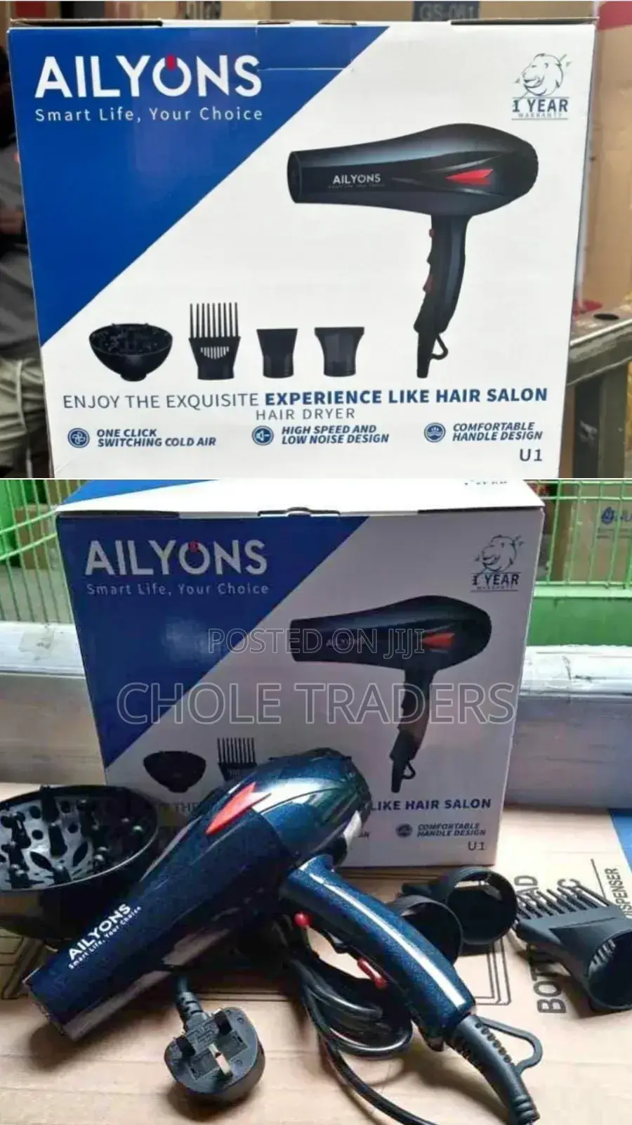 Ailyons Electric Hair Dryer