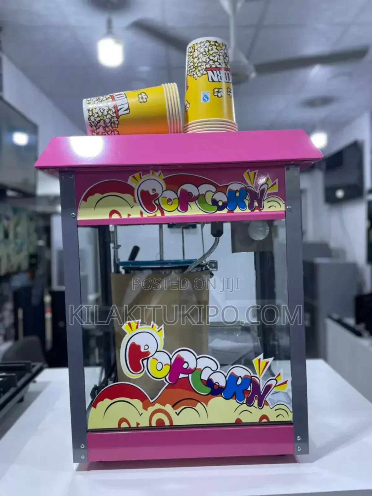 Electric Popcorn Maker Machine