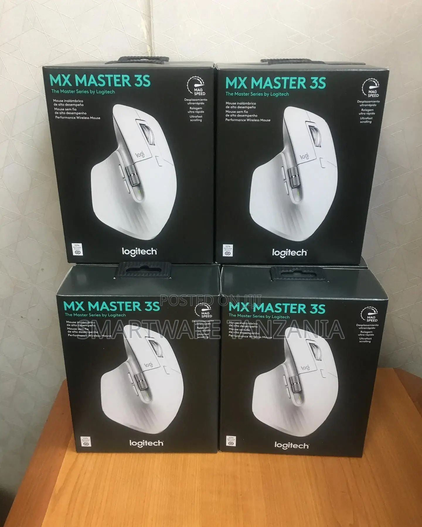 Logitech MX Master 3S Wireless Bluetooth Mouse 2.4G For PC