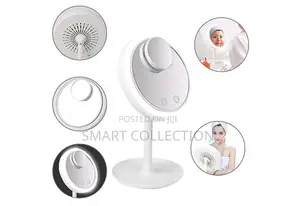 Make Up Mirror With Light And Cooling Fan